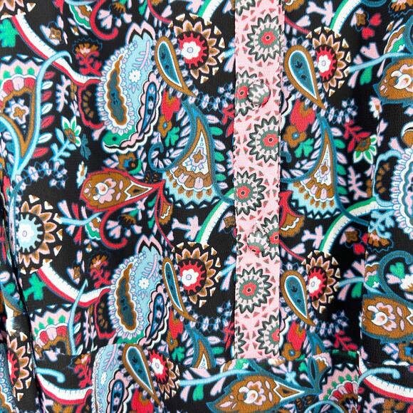 Boden Black Frill Tiered Maxi Dress Cottagecore Prairie Modest Womens Sz 6 - Picture 13 of 13